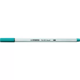 Ecsetirón, STABILO "Pen 68 brush", türkizkék