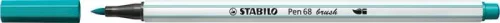 Ecsetirón, STABILO "Pen 68 brush", türkizkék