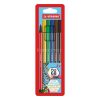Rostirón készlet, 1 mm, STABILO "Pen 68", 6 különböző szín