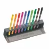 Filctoll készlet, 1 mm, STABILO "Pen 68", 10 db-os asztali készlet