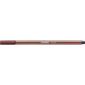 Filctoll, 1 mm, STABILO "Pen 68", téglavörös