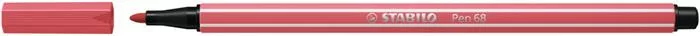 Filctoll, 1 mm, STABILO "Pen 68", rozsdavörös