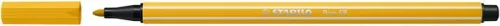 Filctoll, 1 mm, STABILO "Pen 68", curry