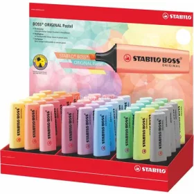   Szövegkiemelő display, 2-5 mm, STABILO "BOSS Pastel", vegyes pasztell színek