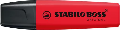 Szövegkiemelő, 2-5 mm, STABILO "BOSS original", Stabilo piros