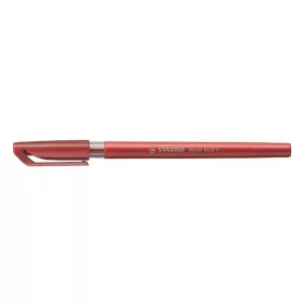   Golyóstoll, 0,38 mm, kupakos, STABILO "Excel", piros