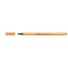   Tűfilc, 0,4 mm, STABILO "Point 88", neon narancssárga
