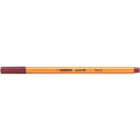 Tűfilc, 0,4 mm, STABILO "Point 88", bíborvörös