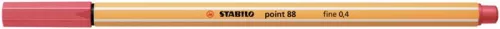 Tűfilc, 0,4 mm, STABILO "Point 88", rozsdavörös