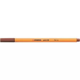 Tűfilc, 0,4 mm, STABILO "Point 88", vörösbarna