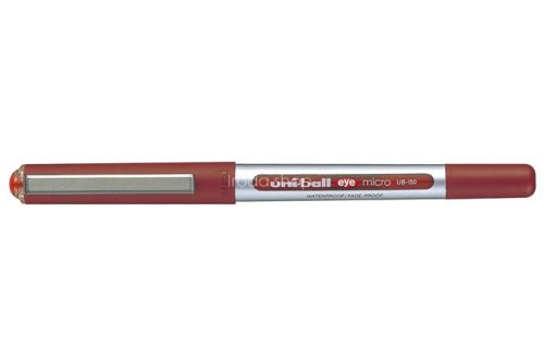 Rollertoll, 0,3 mm, UNI "UB-150 Eye Micro", piros