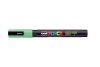 Dekormarker, 0,9-1,3 mm, UNI "Posca PC-3M", világoszöld