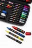 Dekormarker készlet, táskában, UNI "Posca", 40 darabos