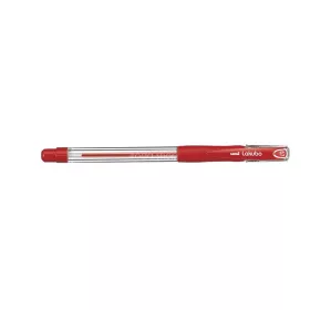   Golyóstoll, 0,3 mm, kupakos, UNI "SG-100 Lakubo", piros