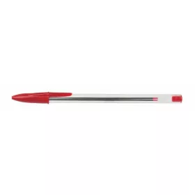 Golyóstoll, 0,7 mm, kupakos, VICTORIA OFFICE, piros