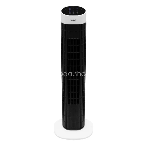 Home TWFR100B oszlopventilátor, 45 W, 3 sebességfokozat, távirányító, kikapcsolás időzítés, oszcillálás, nagy méretű kijelző