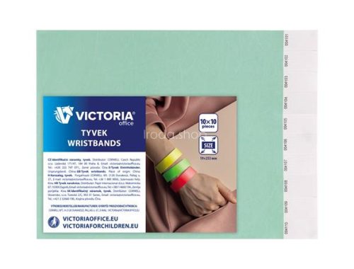 Karszalag, 3/4", tyvek, türkiz, VICTORIA OFFICE