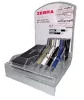 Golyóstoll display, 0,24 mm, teleszkópos, ZEBRA "SL-F1", kék