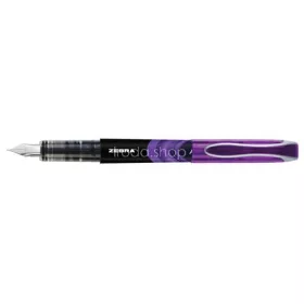 Töltőtoll, 0,6 mm, ZEBRA "Fountain pen", lila