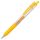 Zseléstoll, 0,33 mm, nyomógombos, ZEBRA "Sarasa Clip", sárga