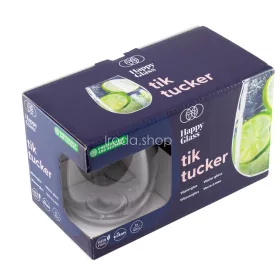   HappyGlass Tik Tucker törhetetlen öblös vizespohár, 40 cl, BPA mentes, élelmiszeripari minőség, 2 db / szett