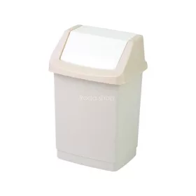   Billenős szemetes, 50 l, CURVER "Click-It", szavanna