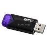 Pendrive, 128GB, USB 3.2, EMTEC "B110 Click Easy", fekete-lila