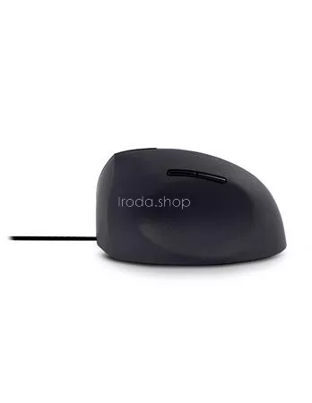 Egér, vezetékes, vertikális, USB, URBAN FACTORY "Ergo Next", fekete