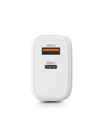 Hálózati töltő, 1xUSB-A (12W), 1xUSB-C (45W), URBAN FACTORY