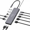 USB elosztó-HUB, 2xUSB-C PD/2xHDMI/DP/6xUSB-A/RJ45/audio, VERBATIM
