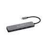 USB elosztó-HUB, 2xUSB-C /2xUSB-A, HDMI,SD, MicroSD, VERBATIM