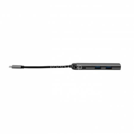 USB elosztó-HUB, USB-C/USB 3.0/HDMI, VERBATIM