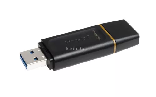 Pendrive, 128GB, USB 3.2, KINGSTON "DataTraveler Exodia", fekete-sárga