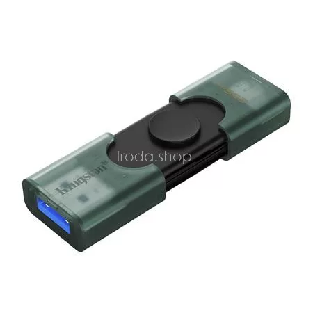 Pendrive, 256GB, USB 3.2 Gen1, USB-A/USB-C, KINGSTON "DataTraveler Duo"