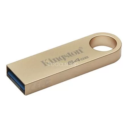 Pendrive, 64GB, USB 3.2 Gen1, KINGSTON "DataTraveler SE9 G3", arany