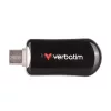 Pendrive, 256GB, USB-C 3.2 Gen1, VERBATIM "Plectra", fekete
