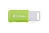 Pendrive, 32GB, USB 2.0, VERBATIM "Databar", zöld