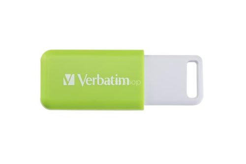 Pendrive, 32GB, USB 2.0, VERBATIM "Databar", zöld