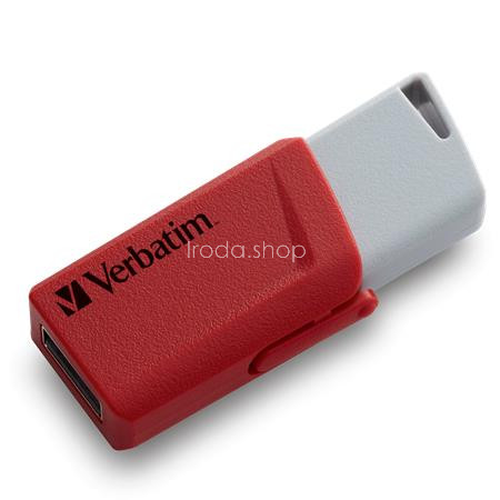 Pendrive, 2 x 32GB, USB 3.2, 80/25MB/sec, VERBATIM "Store n Click", piros, kék