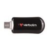 Pendrive, 64GB, USB-C 3.2 Gen1, VERBATIM "Plectra", fekete
