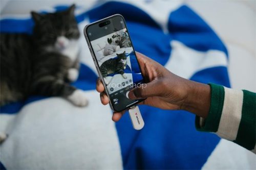 Pendrive, 64GB, USB-C 3.2 Gen1, VERBATIM "Plectra", fehér