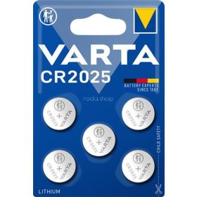 Gombelem, CR2025, 5 db, VARTA