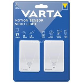   Éjjeli lámpa, LED, 2 db, VARTA "Motion Sensor Night"