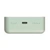 Power bank, mágneses (vezeték nélküli), 20.000mAh, VERBATIM "Charge n Go Essentials", zöld