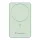 Power bank, mágneses (vezeték nélküli), 10.000mAh, VERBATIM "Charge n Go Essentials", zöld