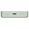 Power bank, mágneses (vezeték nélküli), 10.000mAh, VERBATIM "Charge n Go Essentials", zöld