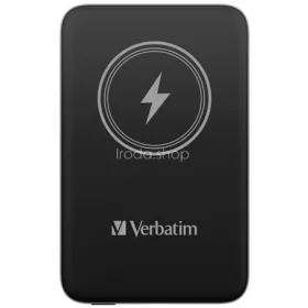   Power bank, mágneses (vezeték nélküli), 10.000mAh, VERBATIM "MCP-10, fekete
