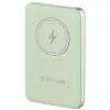 Power bank, mágneses (vezeték nélküli), 10.000mAh, VERBATIM "MCP-10, zöld