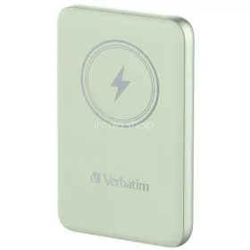   Power bank, mágneses (vezeték nélküli), 10.000mAh, VERBATIM "MCP-10, zöld