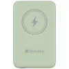 Power bank, mágneses (vezeték nélküli), 10.000mAh, VERBATIM "MCP-10, zöld